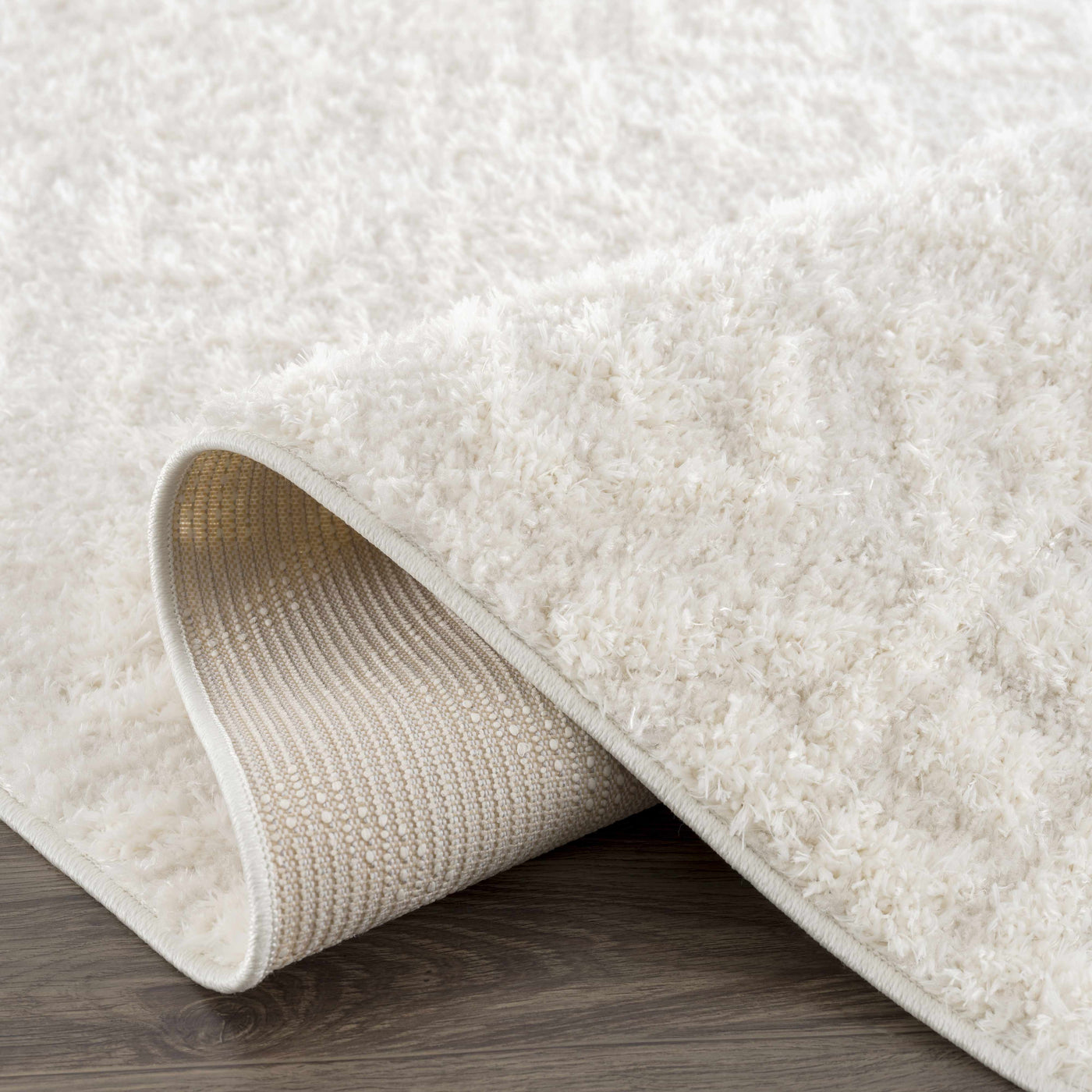 Eivin Cream Diamonds Plush Rug by Boutique Rugs