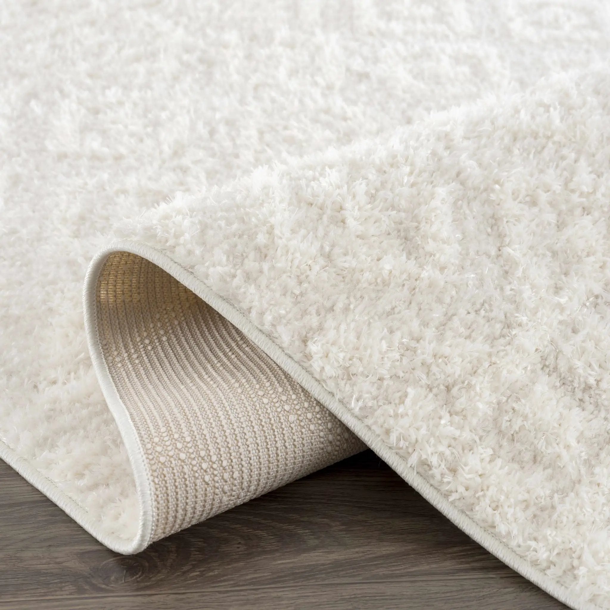 Eivin Cream Diamonds Plush Rug by Boutique Rugs