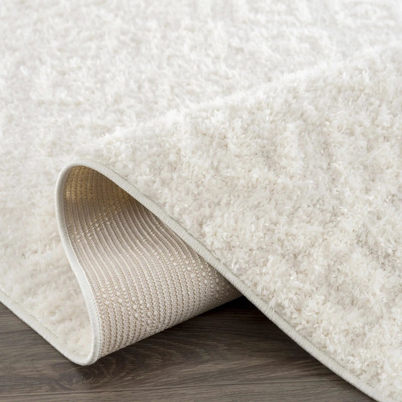 Eivin Cream Diamonds Plush Rug by Boutique Rugs