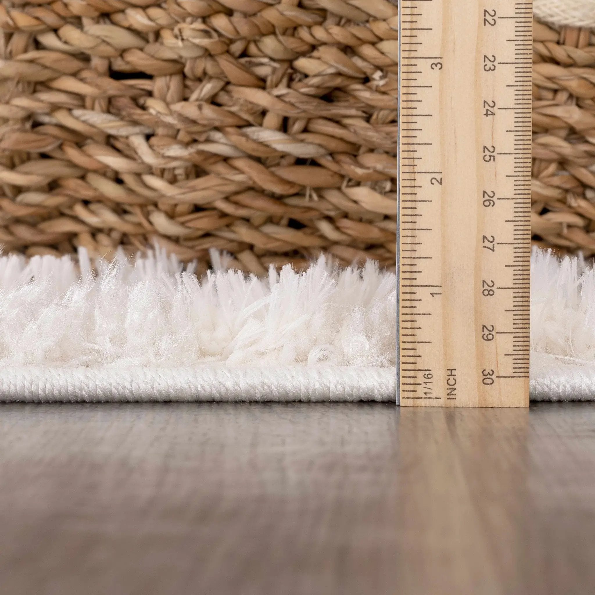 Eivin Cream Diamonds Plush Rug by Boutique Rugs