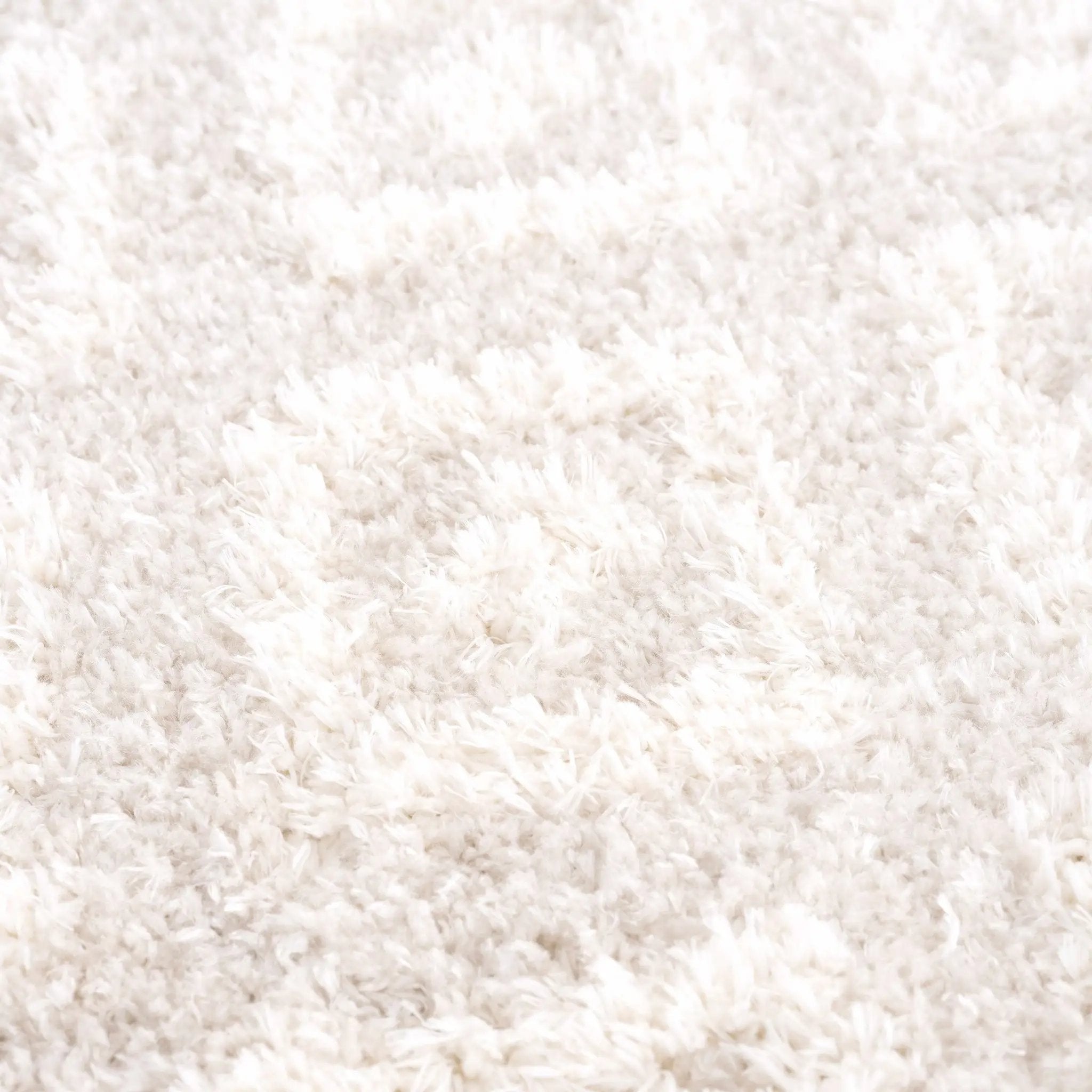 Eivin Cream Diamonds Plush Rug by Boutique Rugs