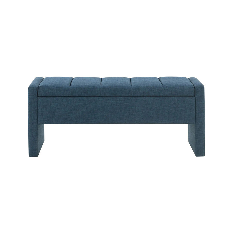 Modern Upholstered Large Bed End Bench With Storage by Unique Piece Furniture