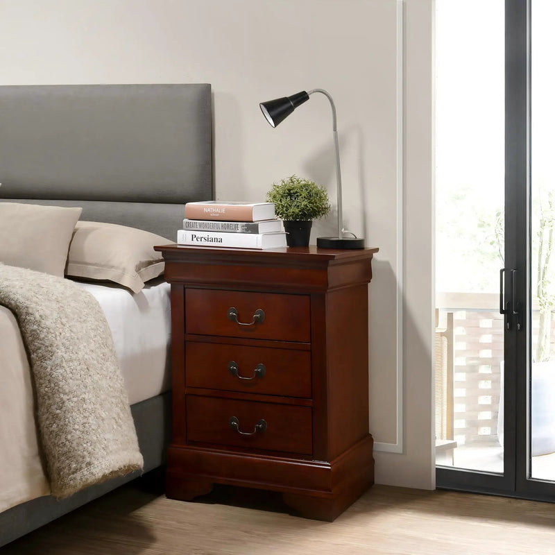 Louis Phillipe - Nightstand - Wood by Unique Piece Furniture