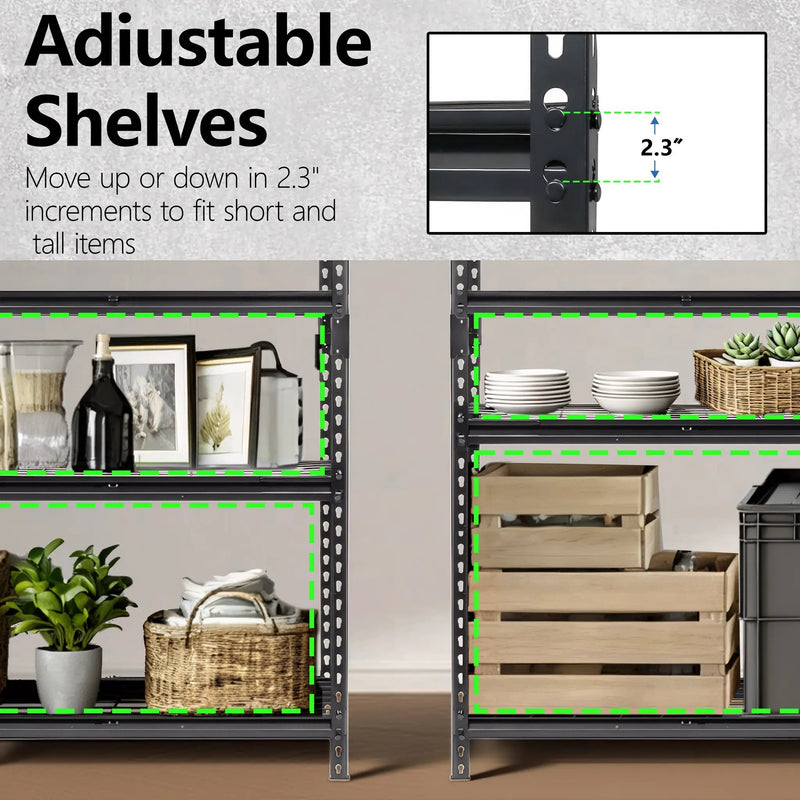 5-Tier Heavy Duty Metal Shelving Unit by HouseOfZazla