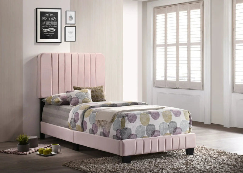 Channel Tufted Bed by Unique Piece Furniture