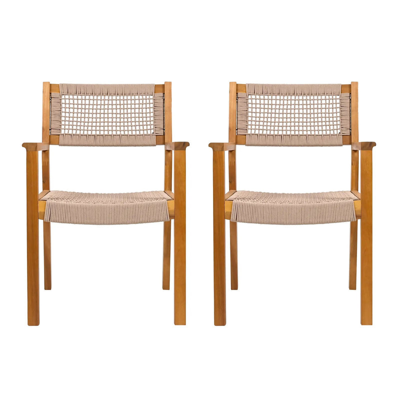 Braided Dining Chair - Set of 2 by HouseOfZazla