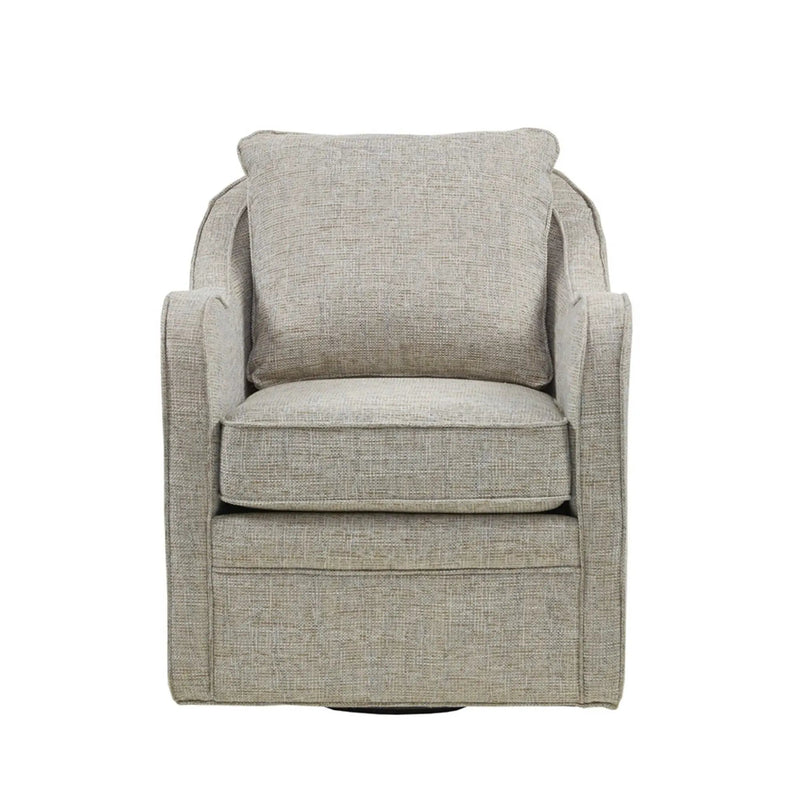 Wide Seat Arm Chair With 360 Degree Rotation by HouseOfZazla