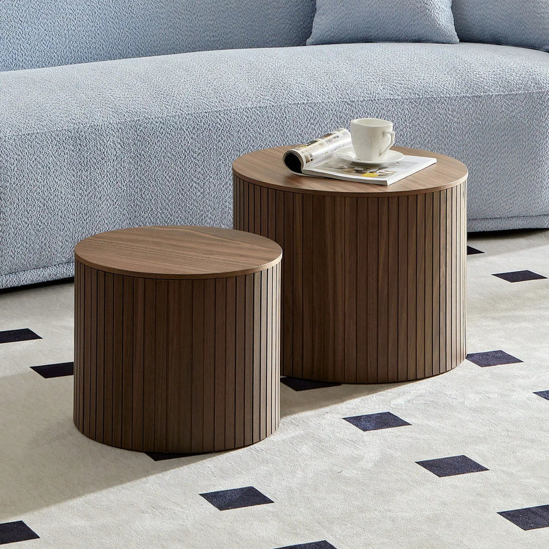 Handcrafted Nested Table Set, 2 Pieces by Unique Piece Furniture