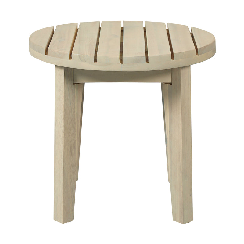 16" Square Acacia Wood Outdoor Side Table with Weather-Resistant Finish, photo 6 of 10