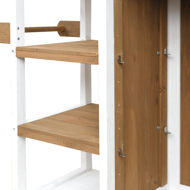 Foldable Outdoor Kitchen Island Patio Prep Station by HouseOfZazla