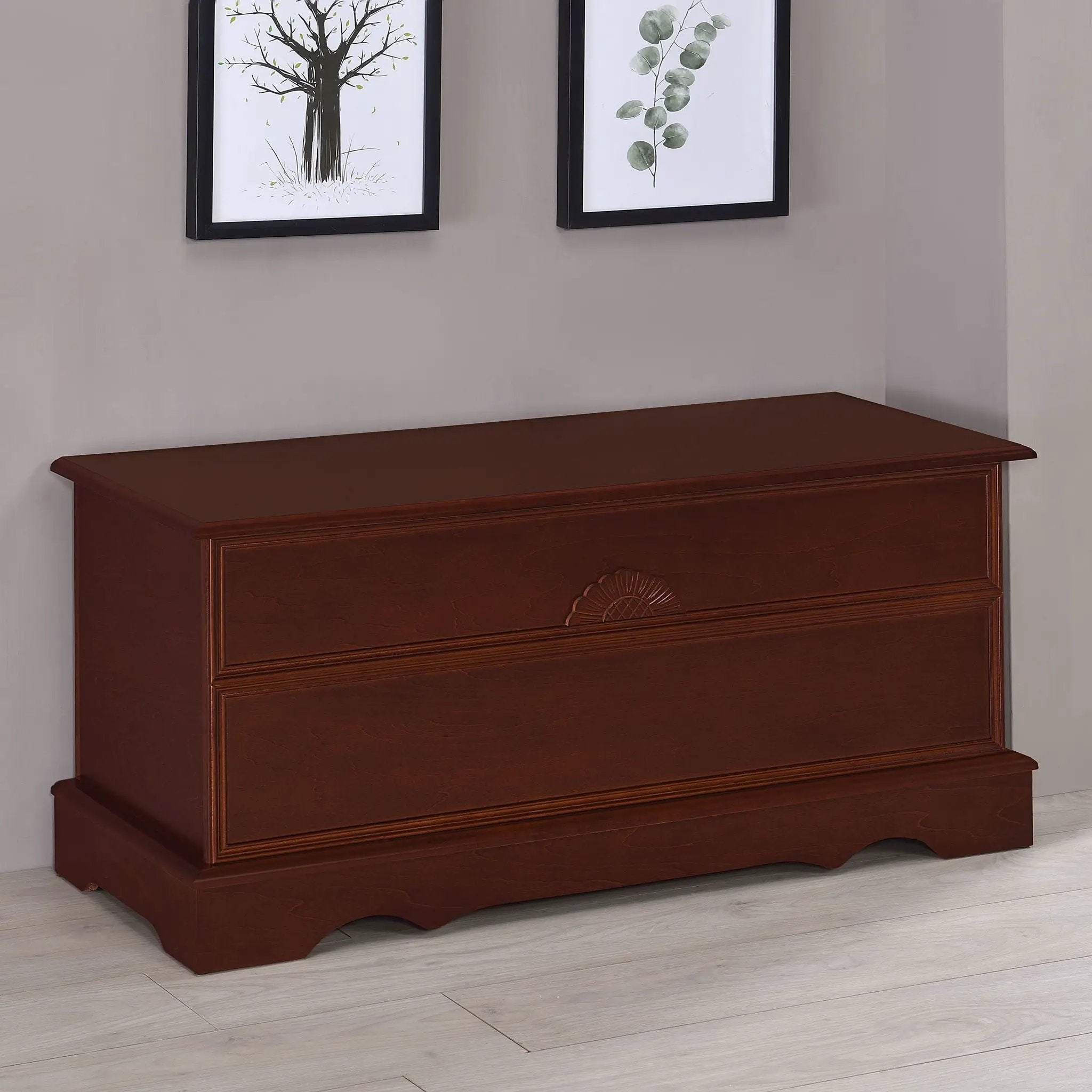 Paula Cedar Chest Warm Brown by Unique Piece Furniture