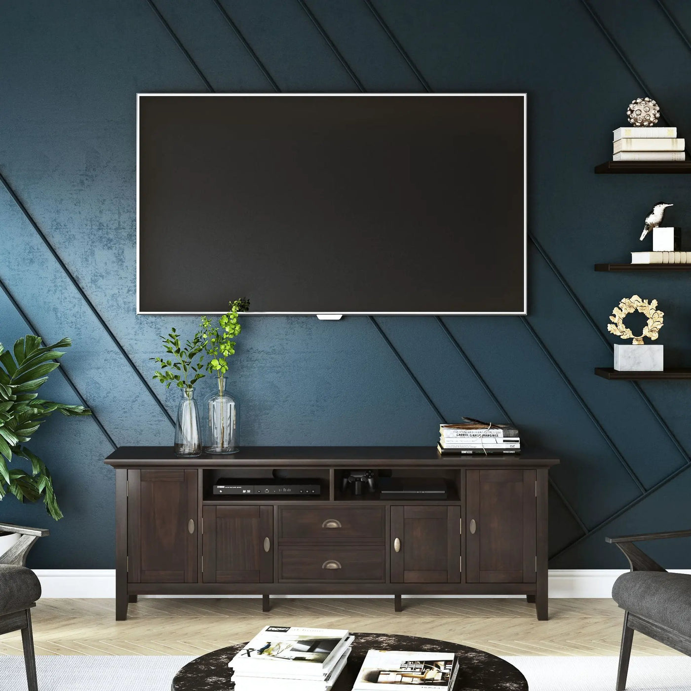 Redmond - Handcrafted TV Media Stand by HouseOfZazla