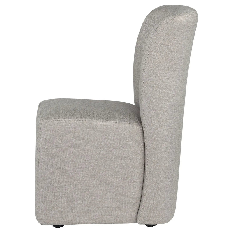 Jaelynn Upholstered Parsons Dining Side Chair Beige (Set of 2) by Unique Piece Furniture