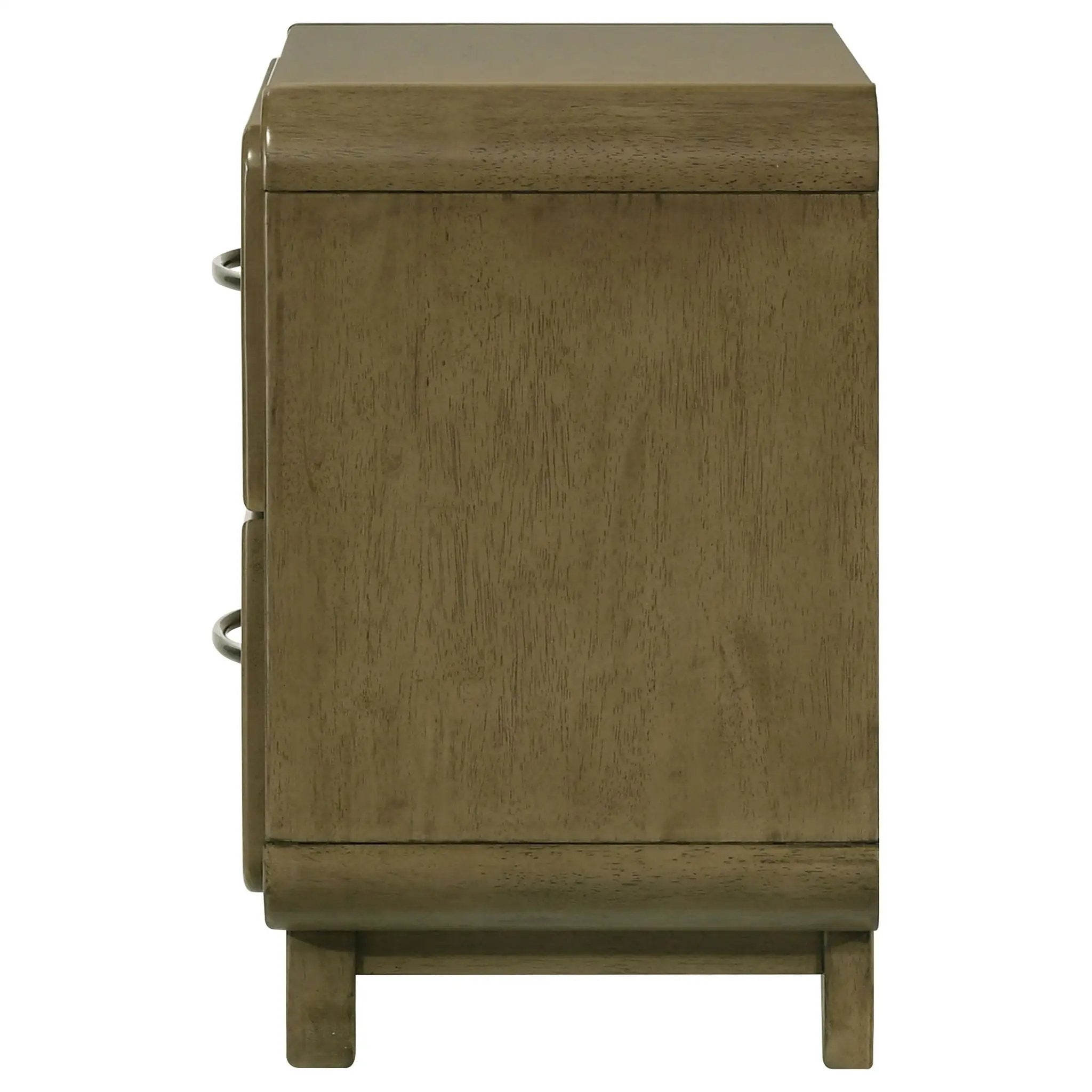 Amsbury 2-drawer Nightstand Bedside Table Nutmeg by Unique Piece Furniture
