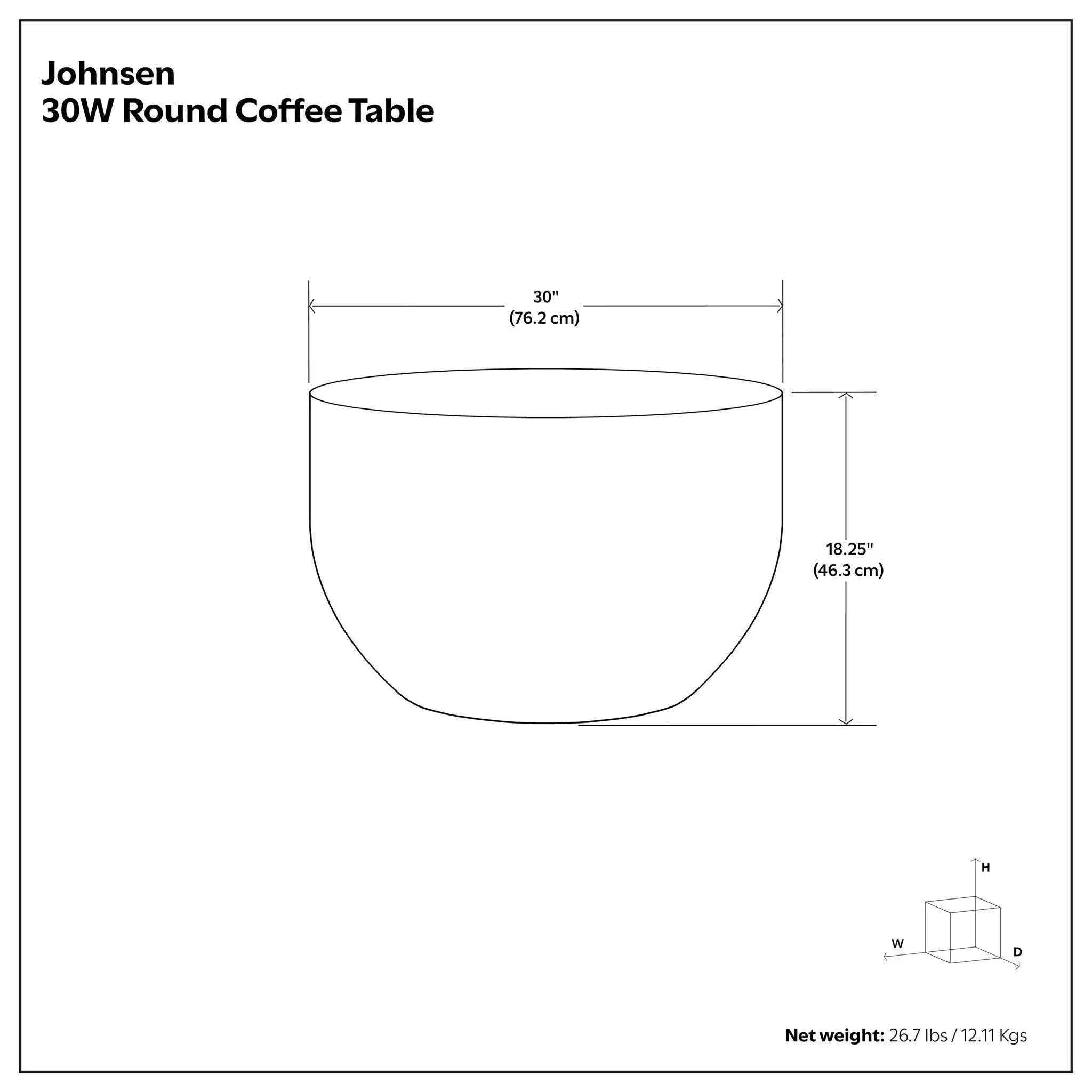 Johnsen - Handcrafted Metal Coffee Table by Unique Piece Furniture