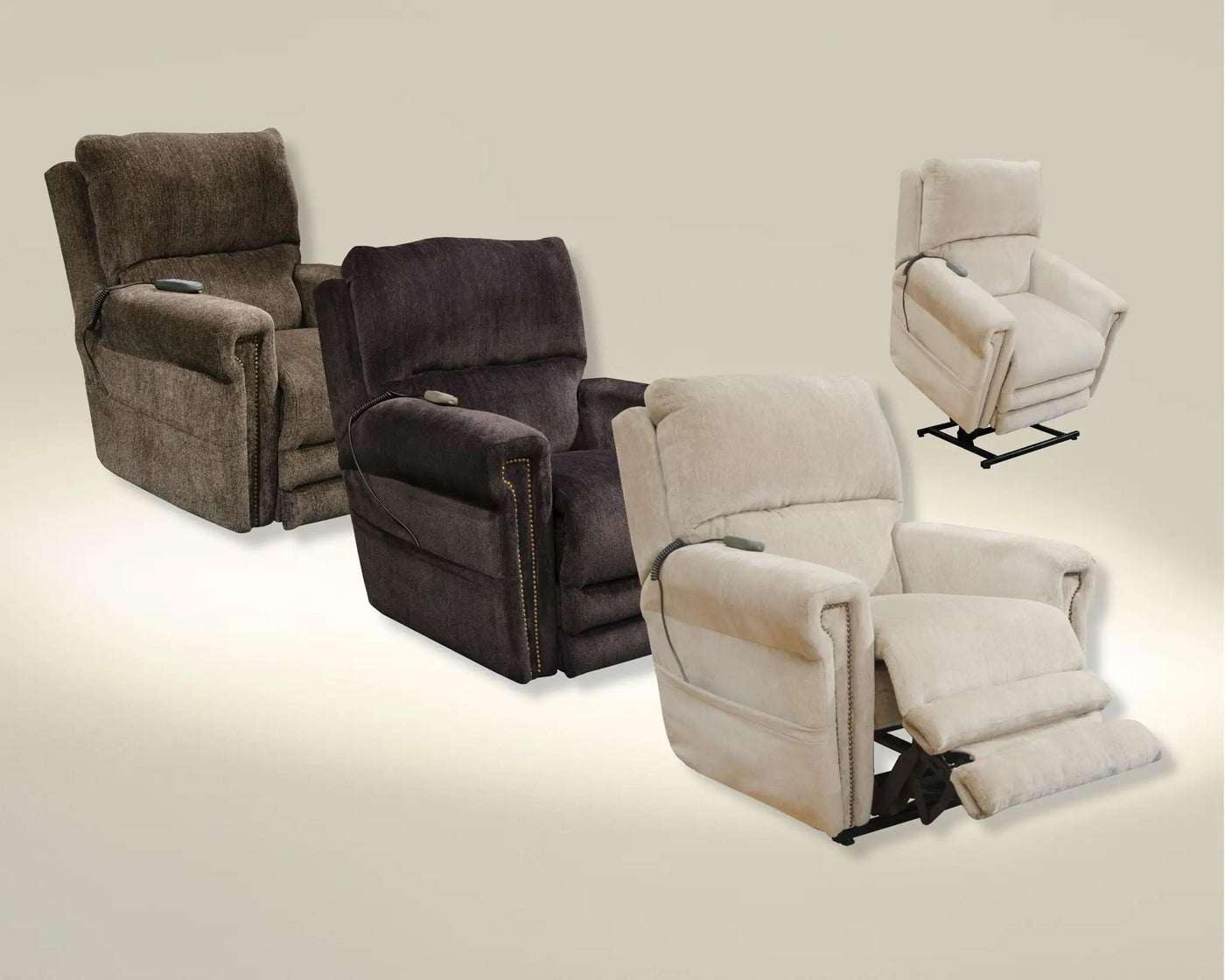 Warner - Power Headrest With Lumbar Power Lay Flat Recliner by Unique Piece Furniture