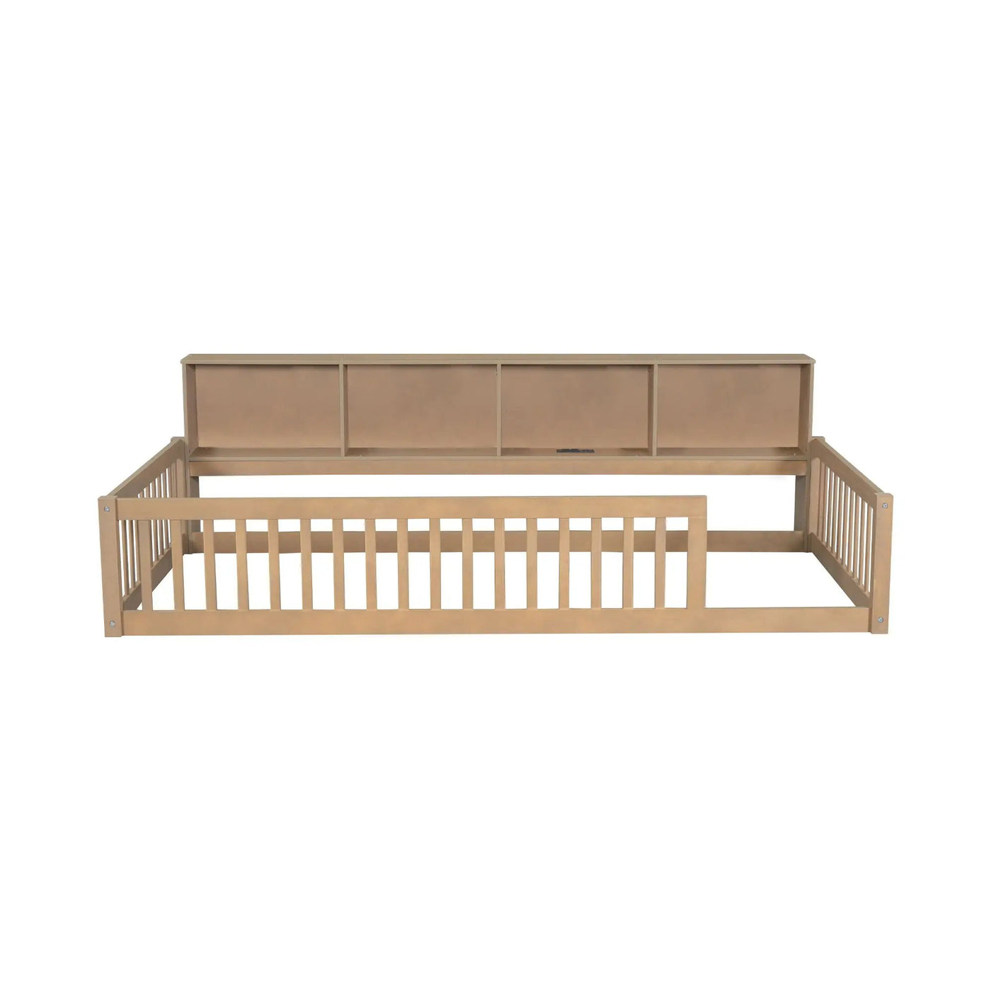 Floor Bed With Storage Cabinets And USB Ports by HouseOfZazla