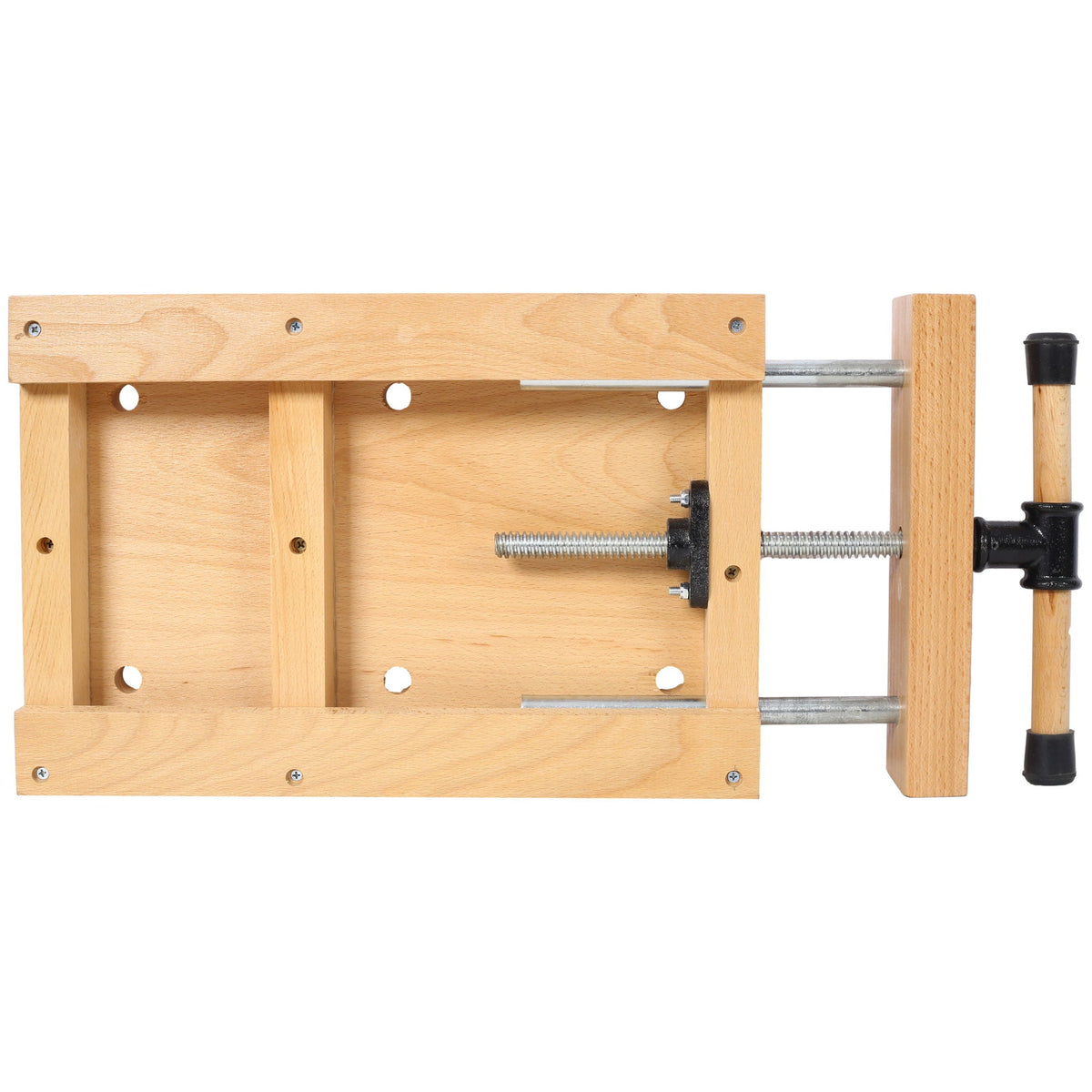 Portable Hardwood Workbench with Quick Release Handle - Natural, photo 15 of 17