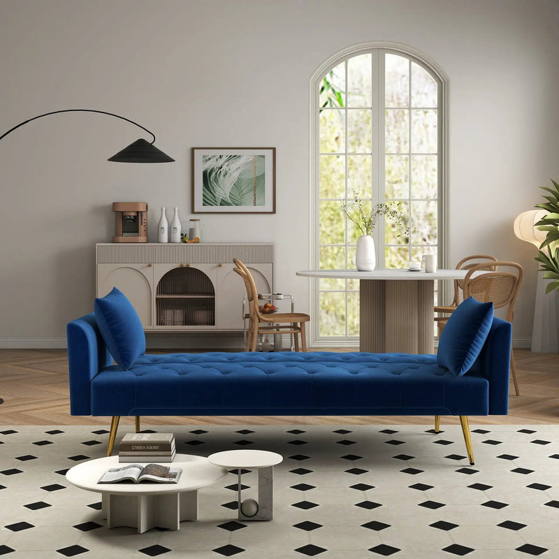 Modern Convertible 72 Inch Foldable Sleeper Sofa by HouseOfZazla