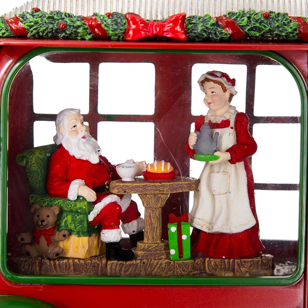Christmas Camper LED Decor with Water Spinning and Two-Way Switch - Red, photo 6 of 7