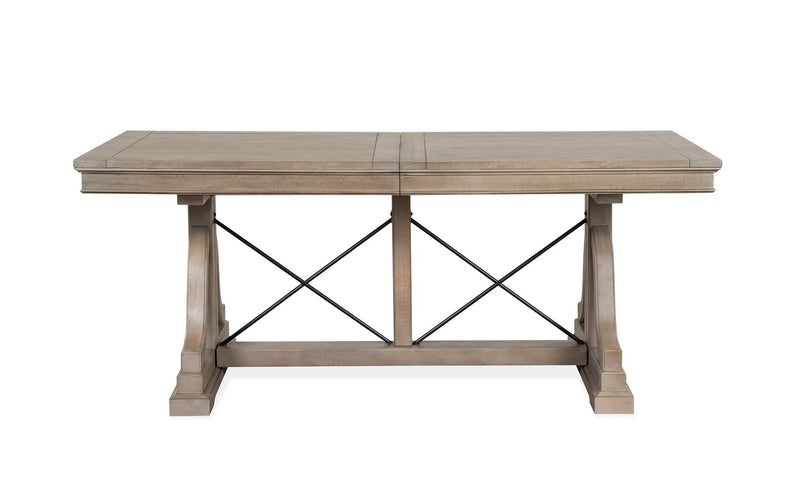 Paxton Place - Trestle Dining Table - Dovetail Gray by Unique Piece Furniture