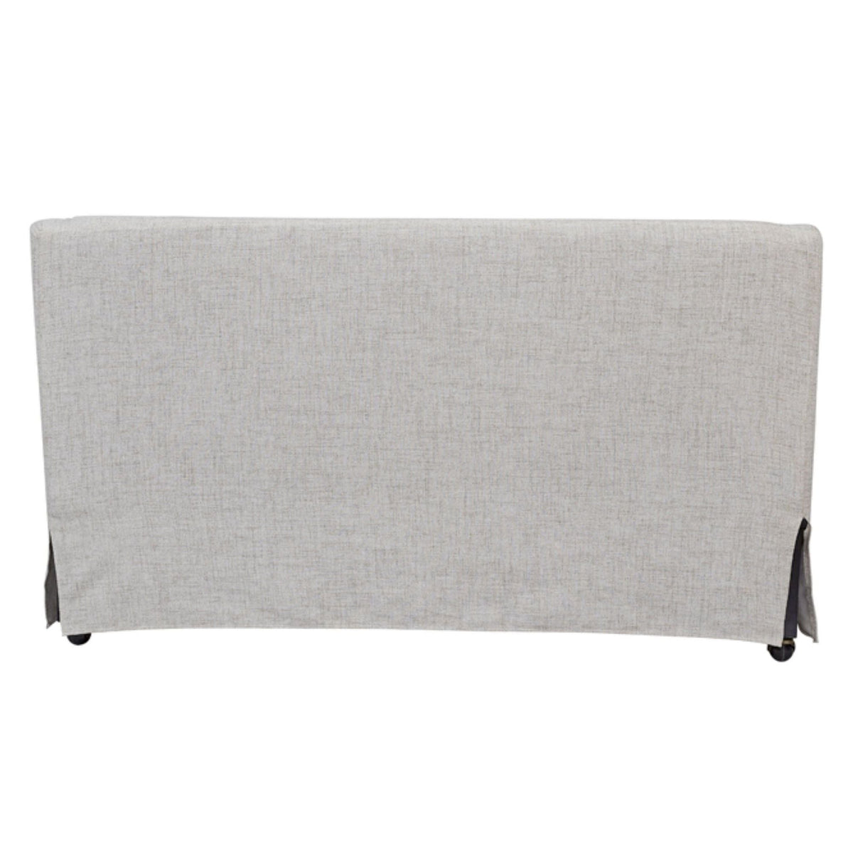 Slip Covered Settee with Casters - Beige, photo 6 of 6