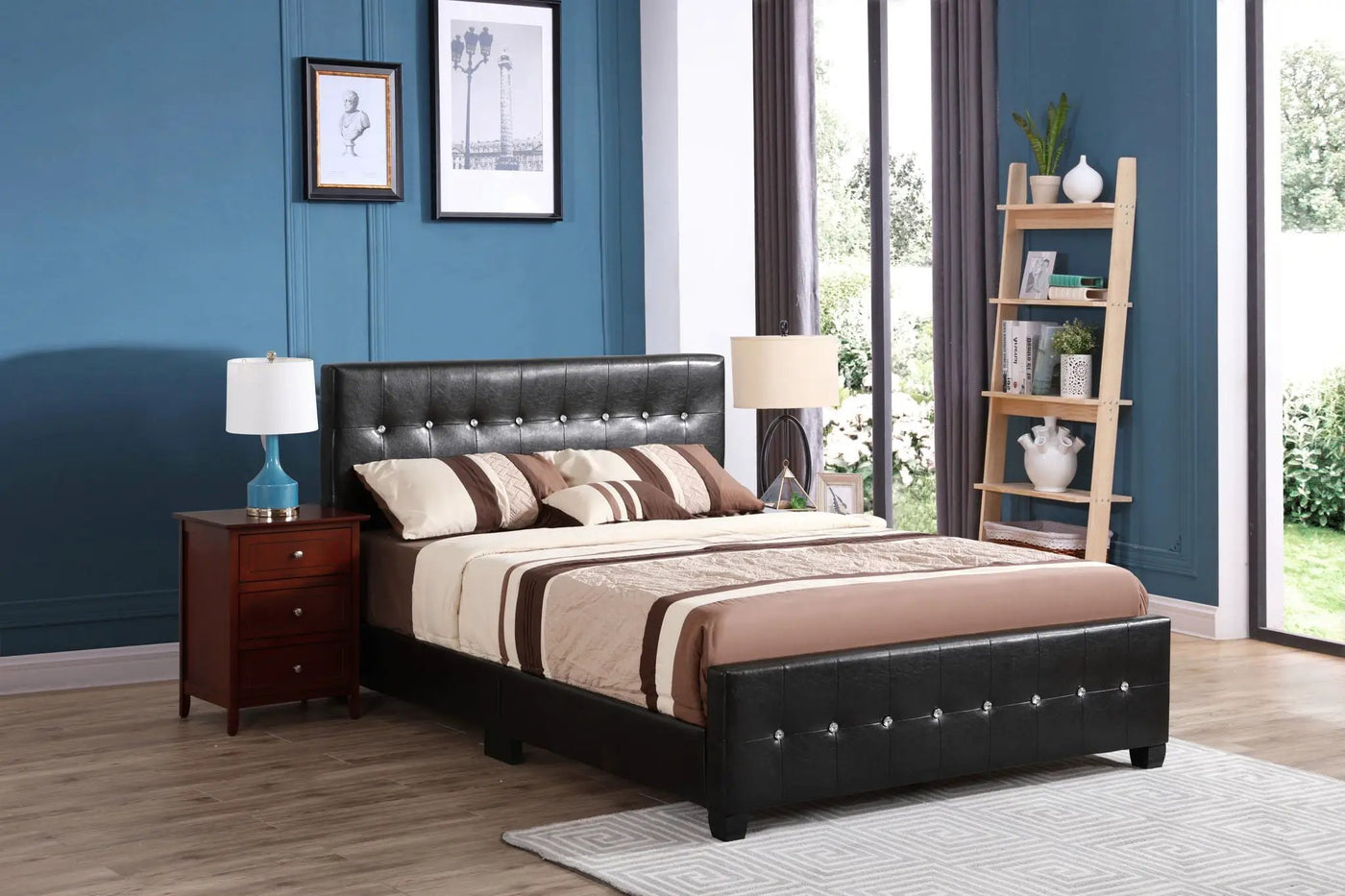 Stylish Transitional Bed by HouseOfZazla
