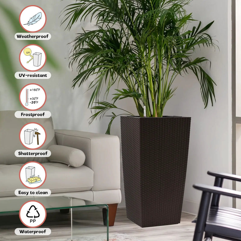 Indoor Outdoor Planter With Automatic Watering System by Unique Piece Furniture