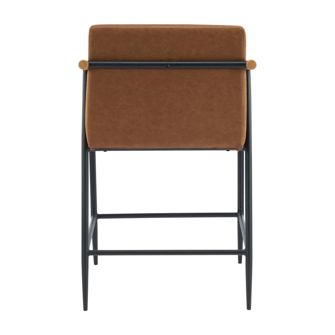 Mid Century Modern Counter Stool Set With Iron Frame by HouseOfZazla