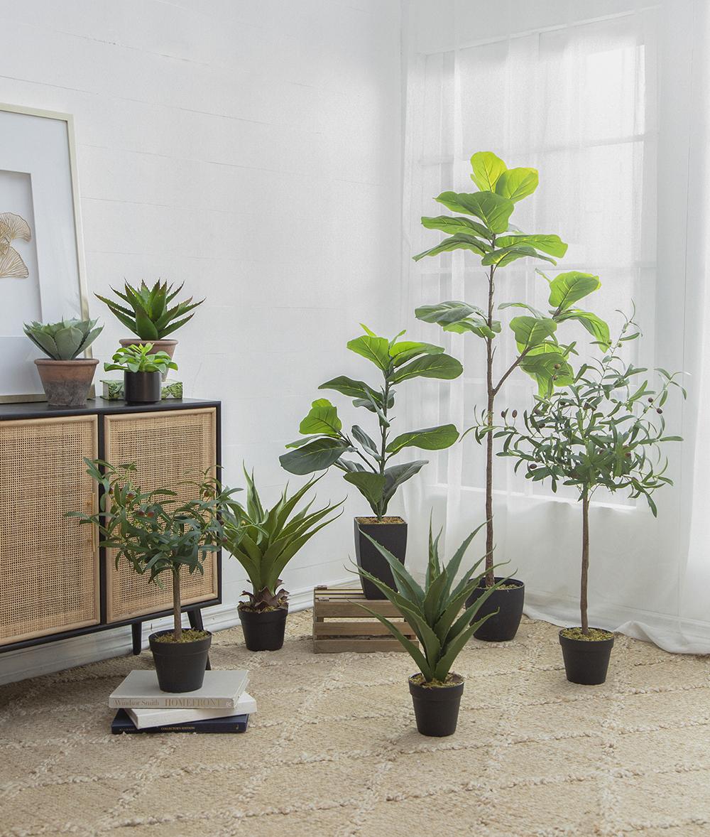 20x16x35" Artificial Fiddle-Leaf Fig Potted Plant by HouseOfZazla