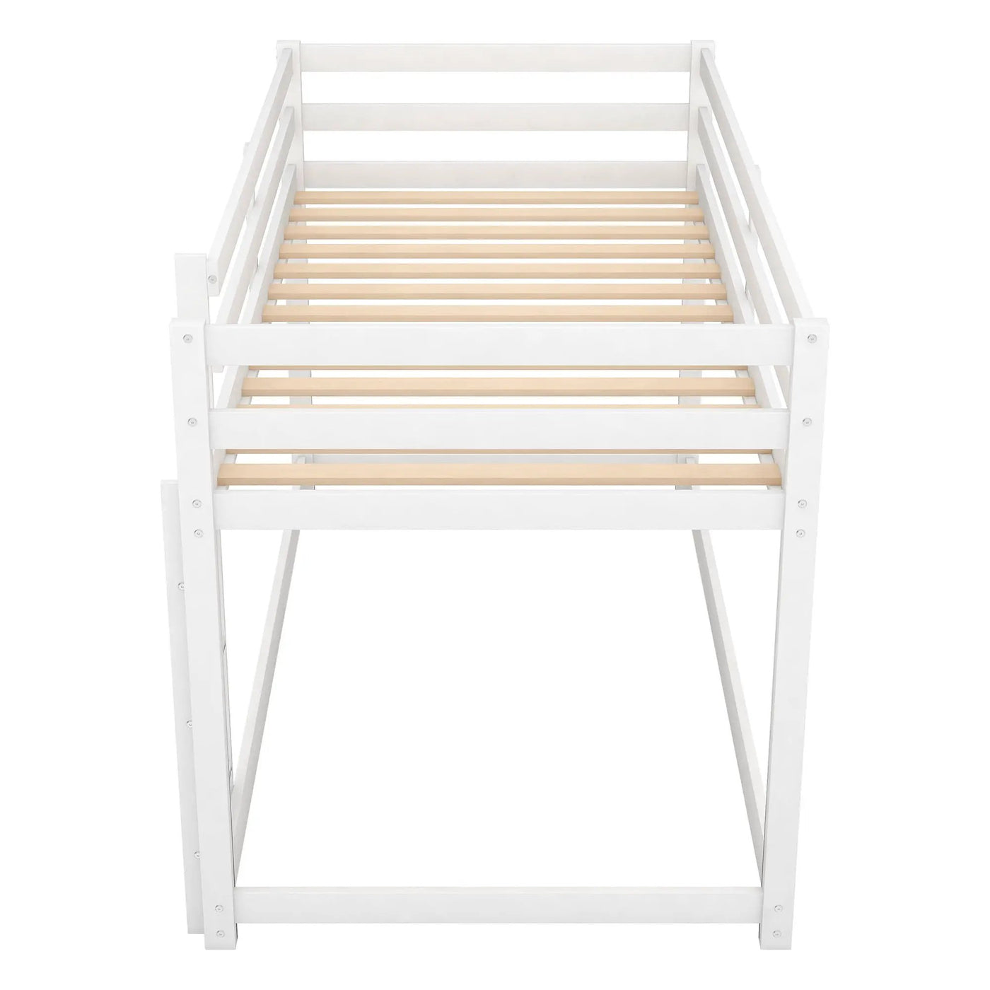 Floor Bunk Bed With Ladder by HouseOfZazla
