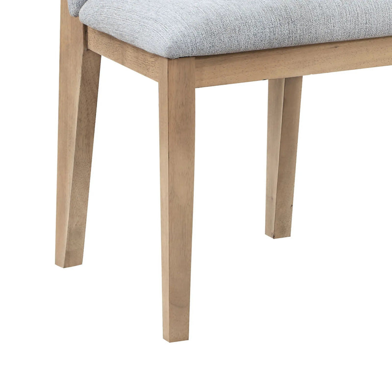 Caspian - And Oak Finish Dining Chair (Set of 2) - Gray by HouseOfZazla