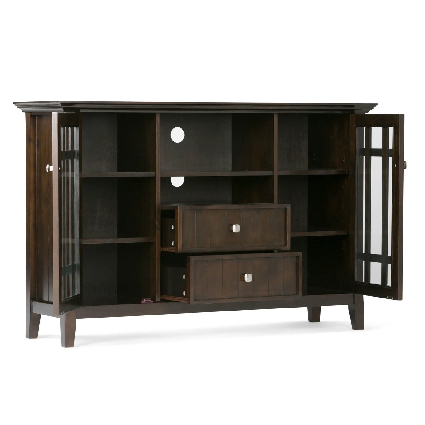 Bedford - Handcrafted Tall TV Media Stand by HouseOfZazla