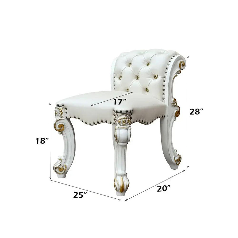 Vendome - Vanity Stool by Unique Piece Furniture