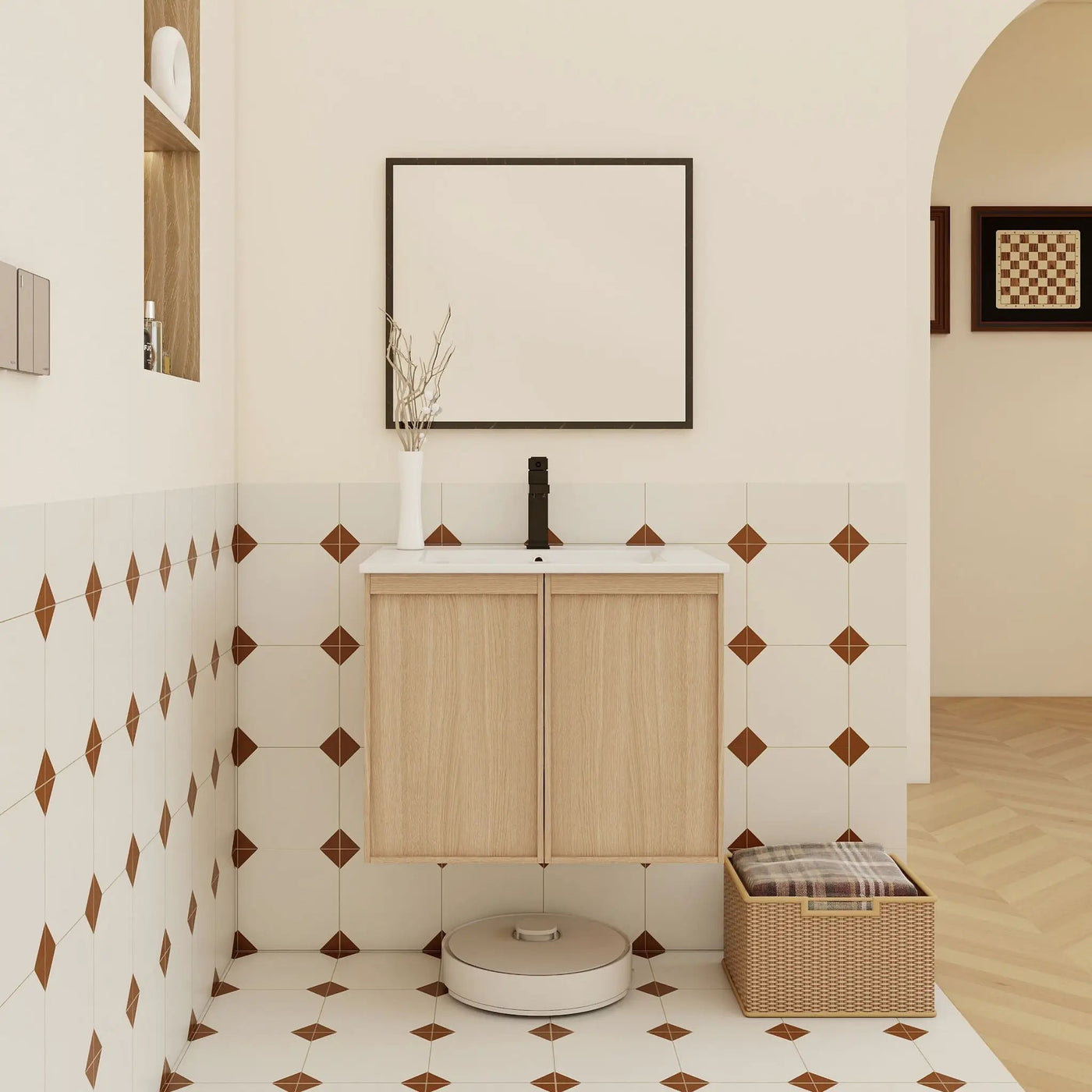 Floating Bathroom Vanity With Sink Combo by HouseOfZazla