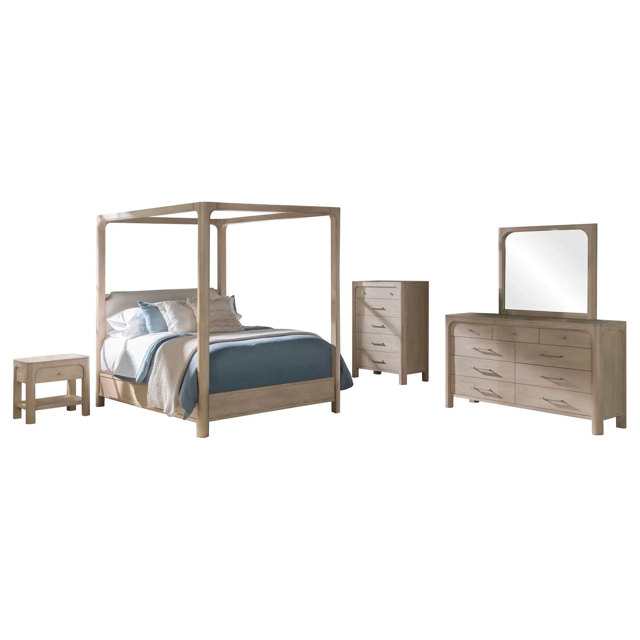 Solano 5-piece California King Bedroom Set Weathered Mango by Unique Piece Furniture
