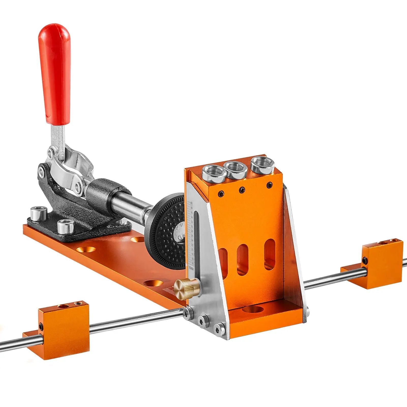 Pocket Hole Jig Kit, 34 Pcs with Adjustable Depth and C-Clamp by HouseOfZazla