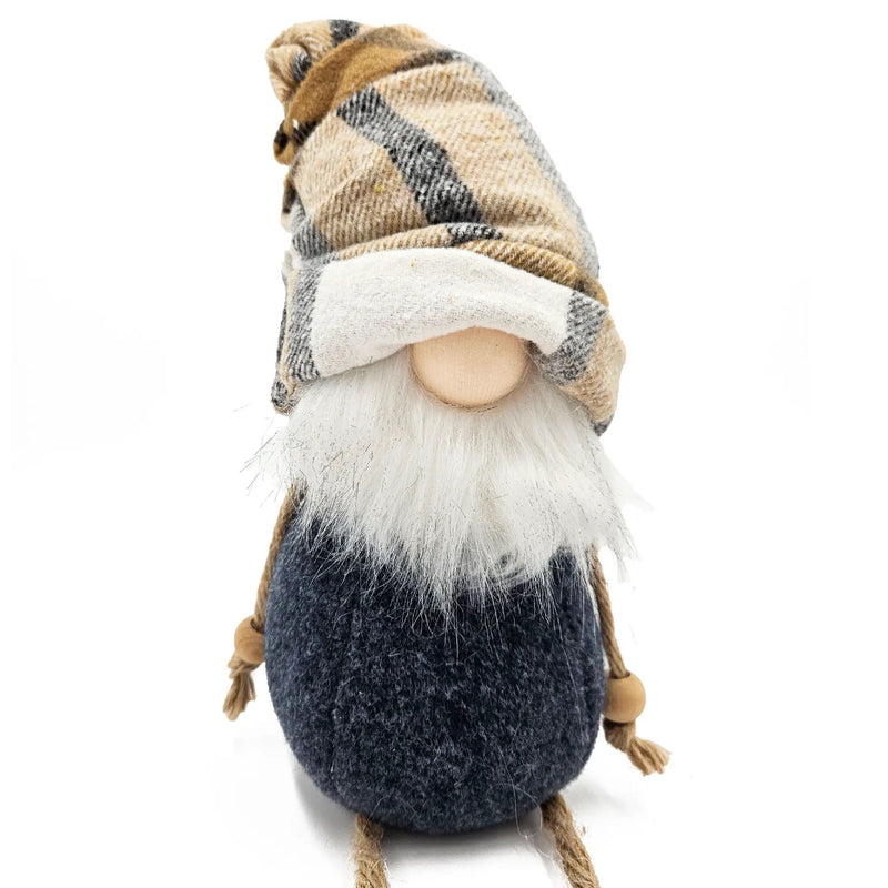 3 Pieces Fall Thanksgiving Gnomes Decorations, Harvest Festival Table Home Ornaments For Holiday Party Gifts - Blue / Brown by HouseOfZazla