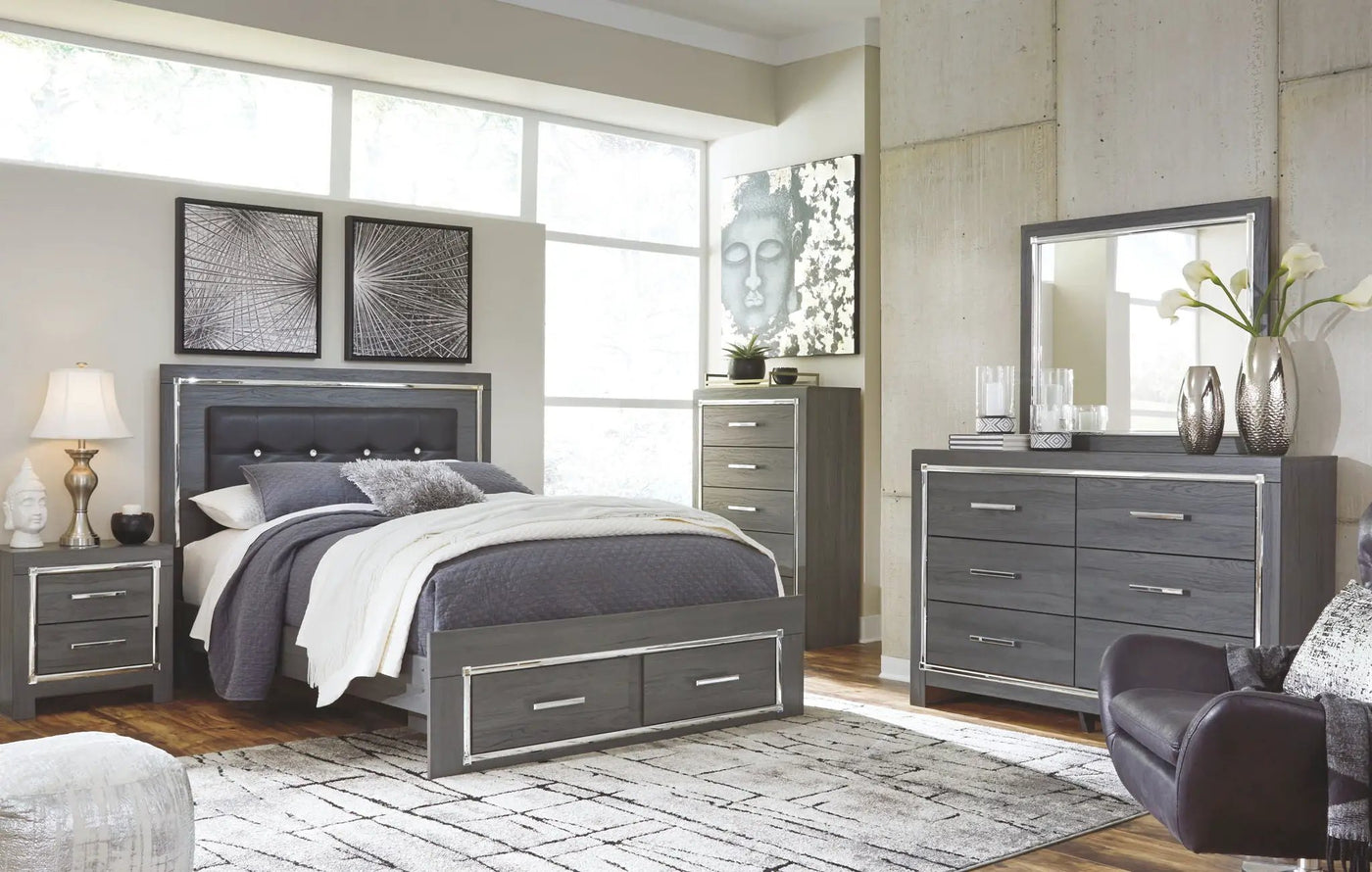 Lodanna - Storage Bed Set by Unique Piece Furniture
