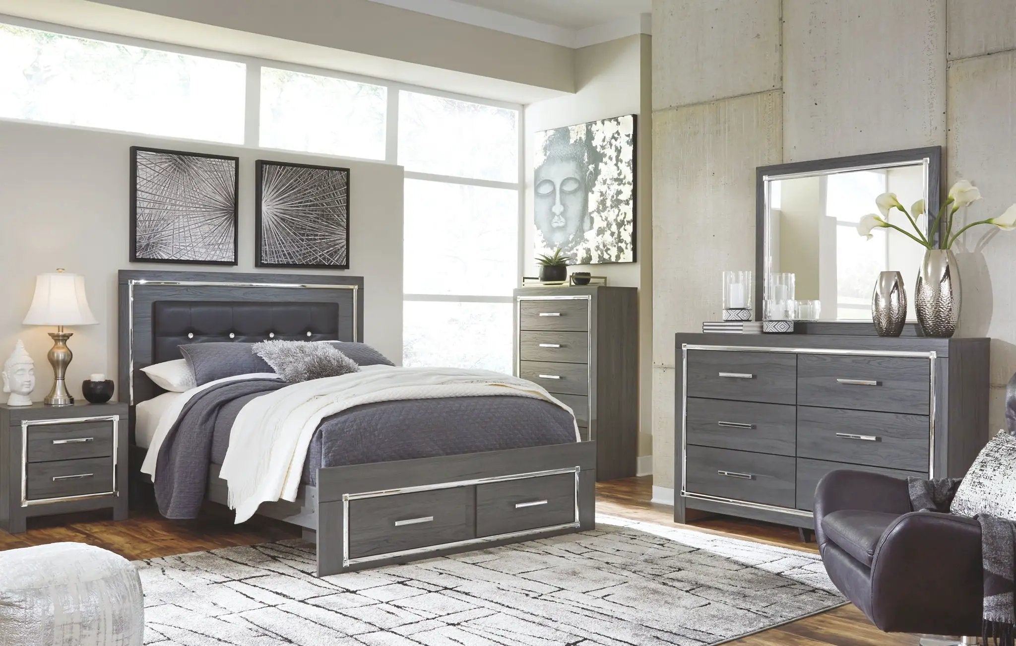 Lodanna - Storage Bed Set by Unique Piece Furniture