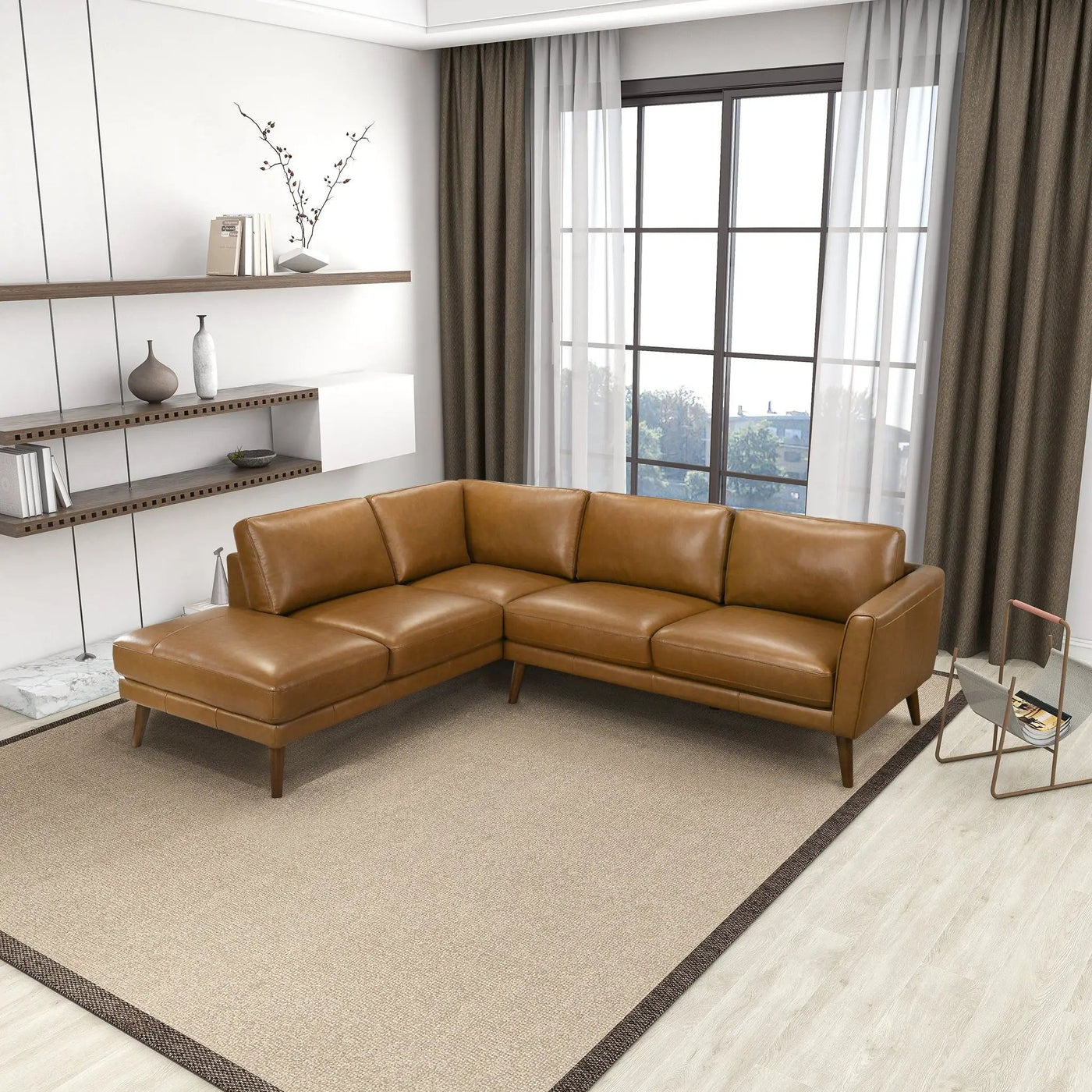 Benson - Sectional Sofa With Chaise by HouseOfZazla