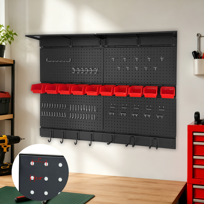 Pegboard Wall Organizer by HouseOfZazla