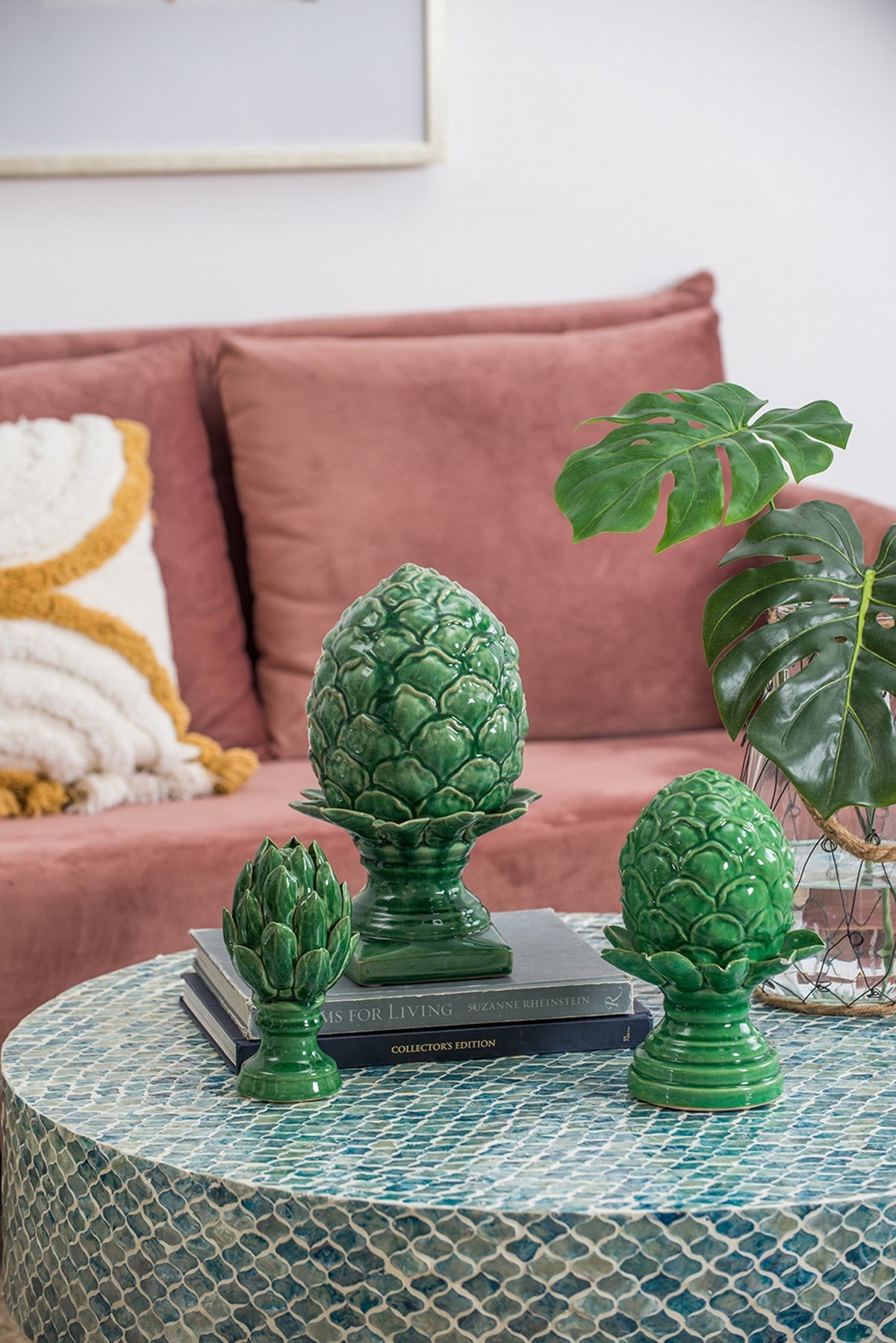 Helsa Blooming Artichoke Accent - Small Green, photo 8 of 8