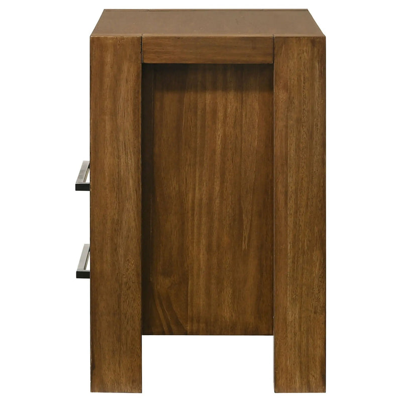 Adderley 2-drawer Nightstand Bedside Table Warm Brown by Unique Piece Furniture