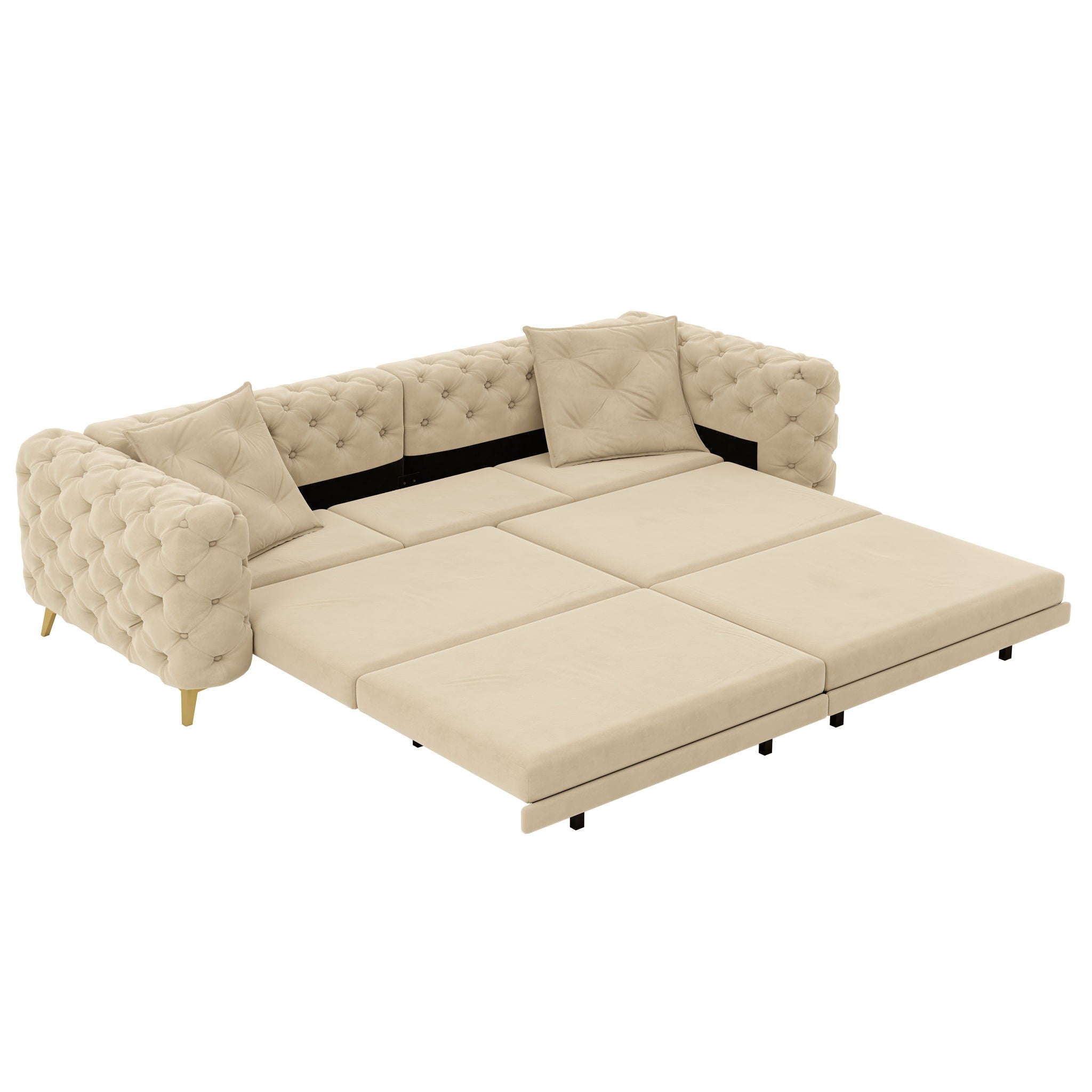 3-In-1 Convertible Sleeper Sofa by HouseOfZazla