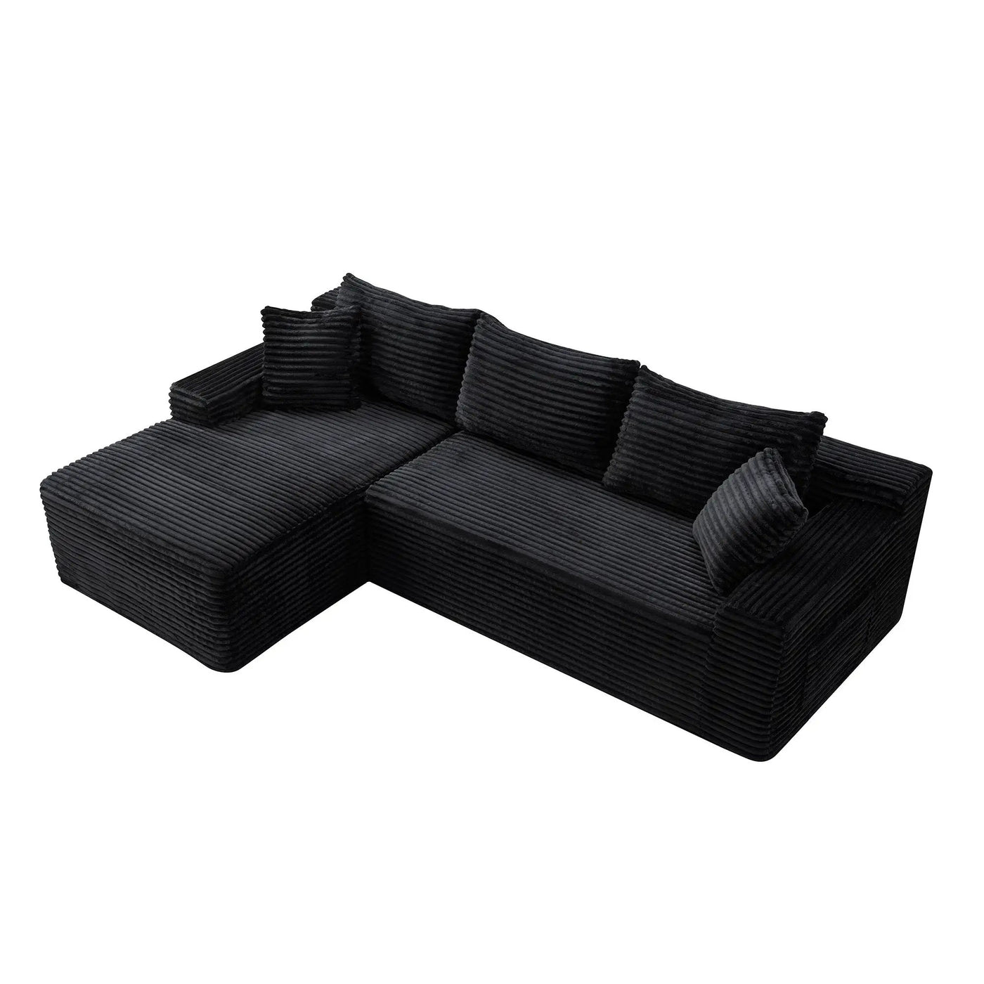 94.5" Cloud Modular Sectional Sofa Couch with L-Shape Chaise by HouseOfZazla