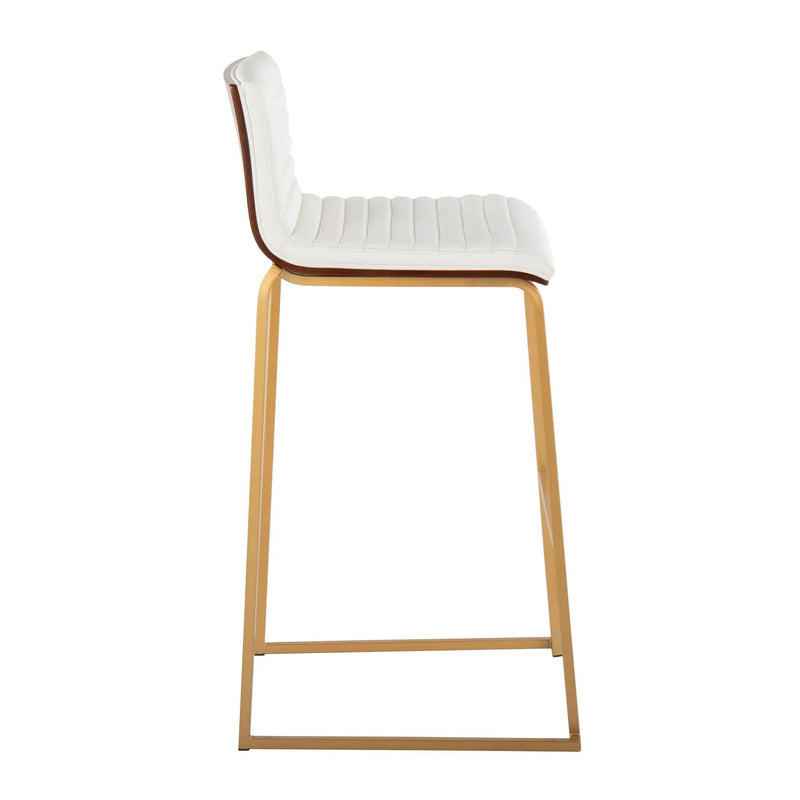 Mason Mara - Contemporary Versatile Desig Fixed Height Barstool (Set of 2) by Unique Piece Furniture
