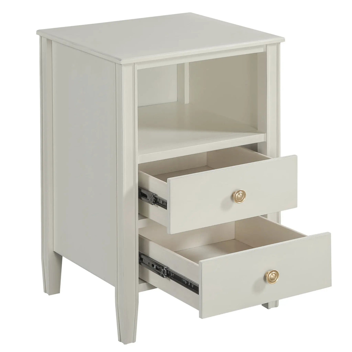Winston - 2 Drawer Storage Nightstand by HouseOfZazla