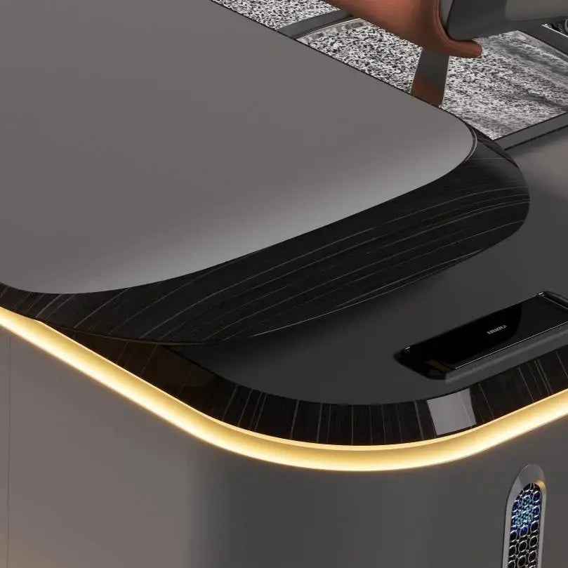 Echelon · Luxury L-Shaped Executive Desk by Arc Grove