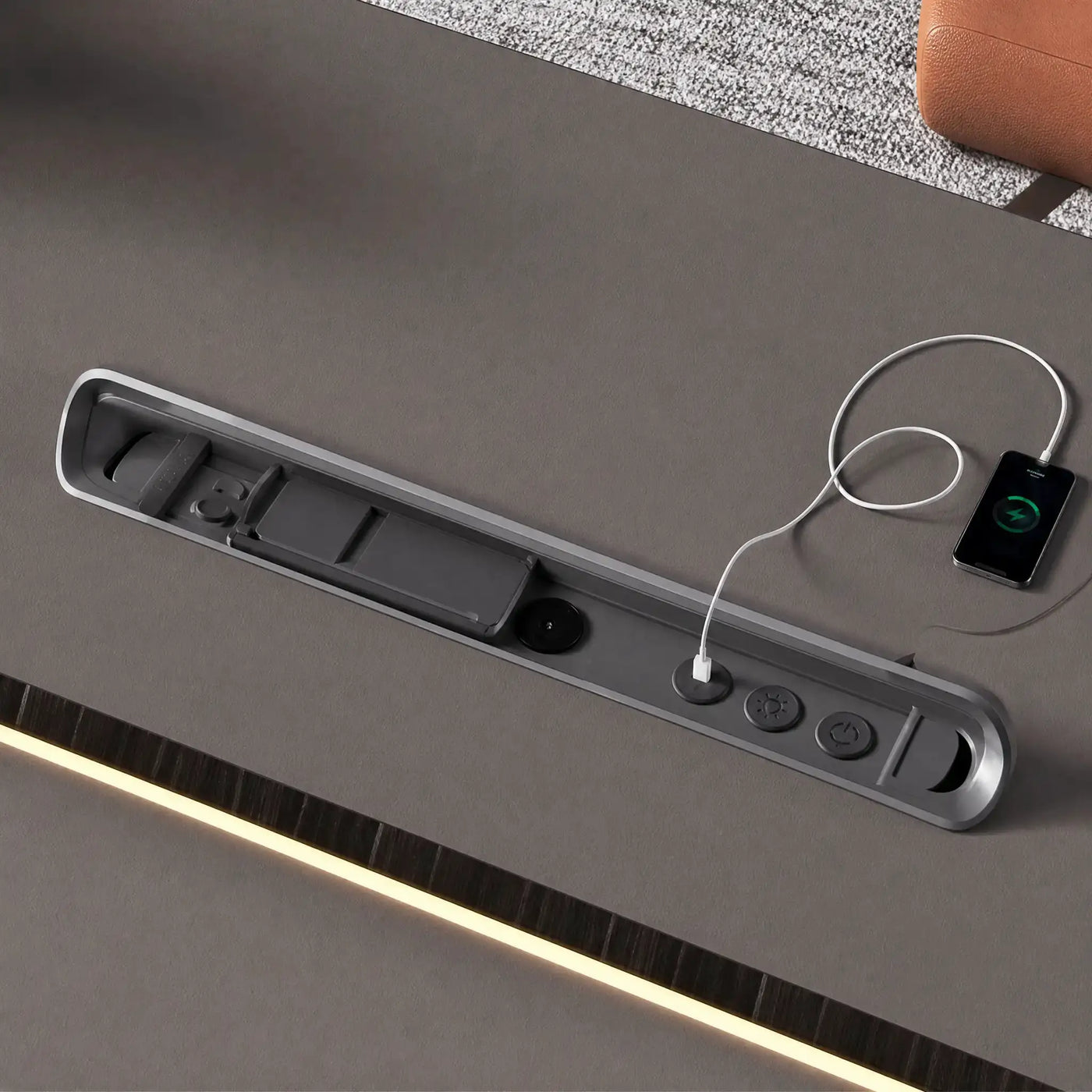 Echelon · Luxury L-Shaped Executive Desk by Arc Grove